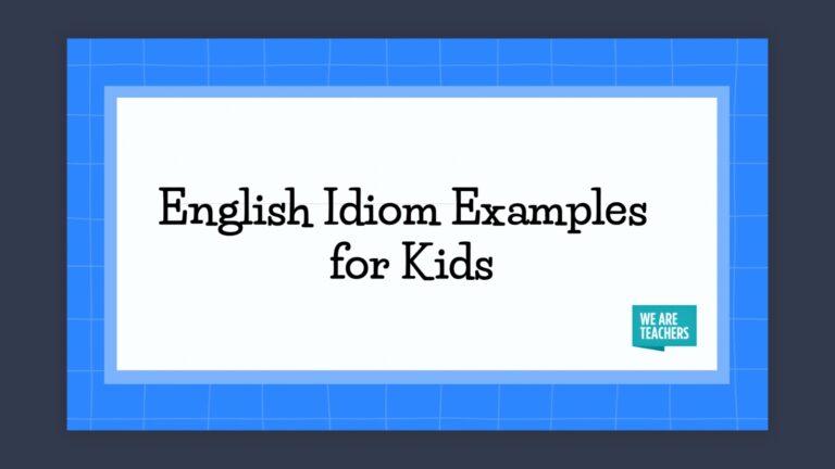 English Idioms Feature