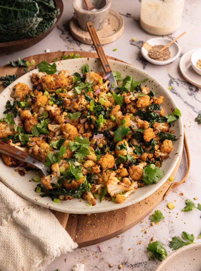 easy Roasted Cauliflower Salad scaled