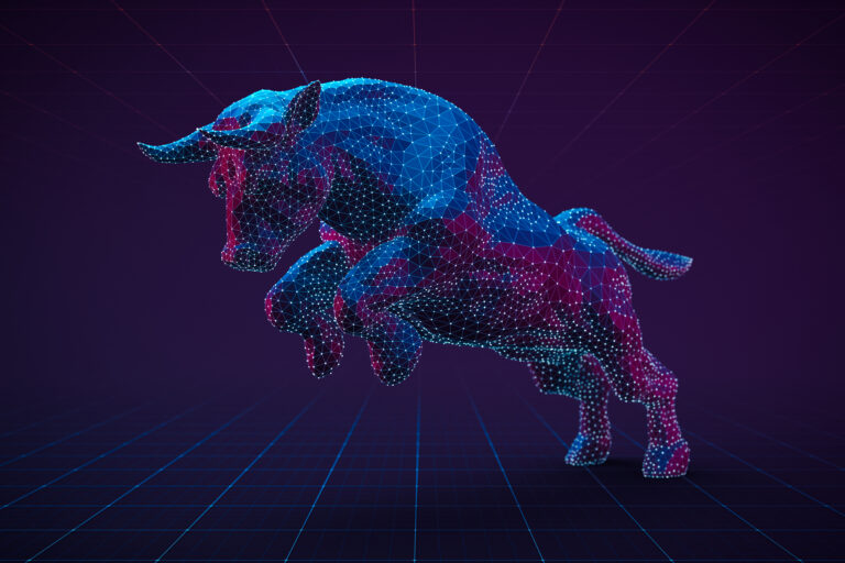 digital illustration of a bull