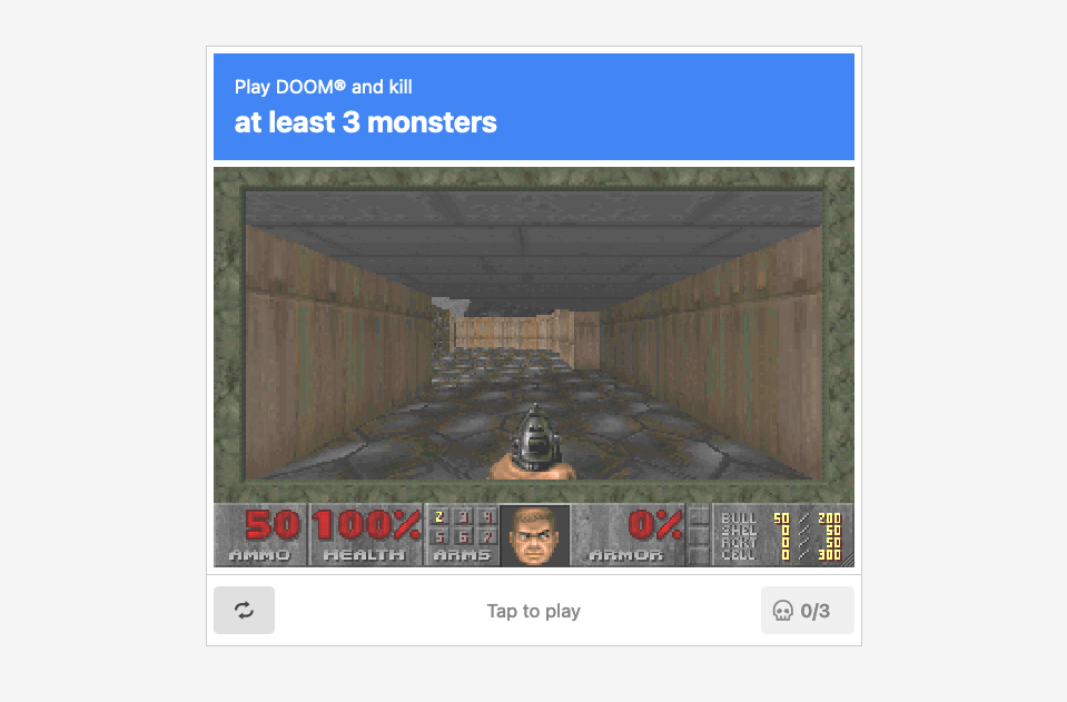 Doom CAPTCHA