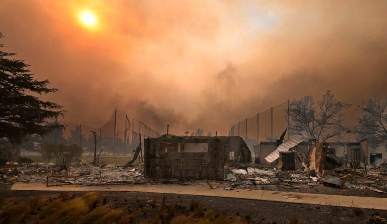 Home destroyed by fire