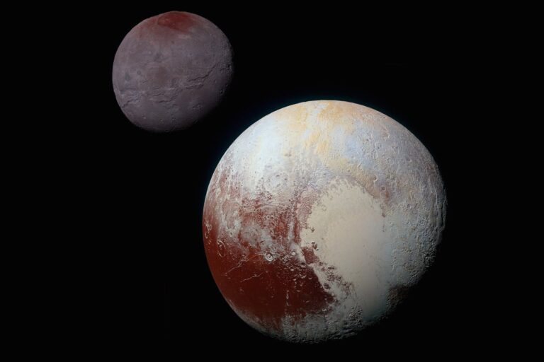 pluto and charon new horizons composite