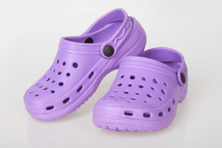 purple crocs