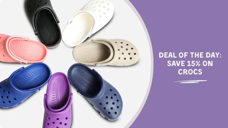 Deal of the Day Save 15 on Crocs