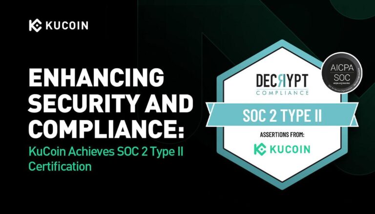 EN KuCoin Achieves SOC 2 Type II Certification BLO 1743758405z3JzVd8cy8