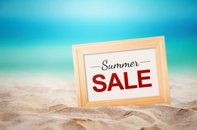 23 06 26 a sign that says summer sale located on a beach mf dload