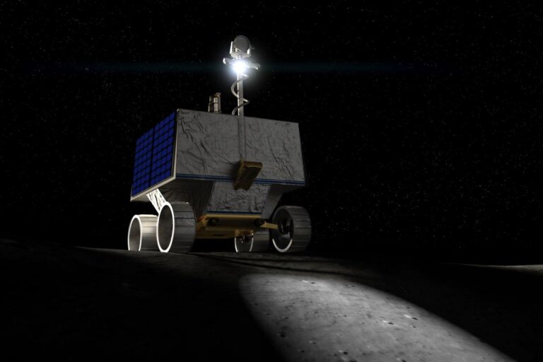 Artist s impression of the Volatiles Investigating Polar Exploration Rover or VIPER